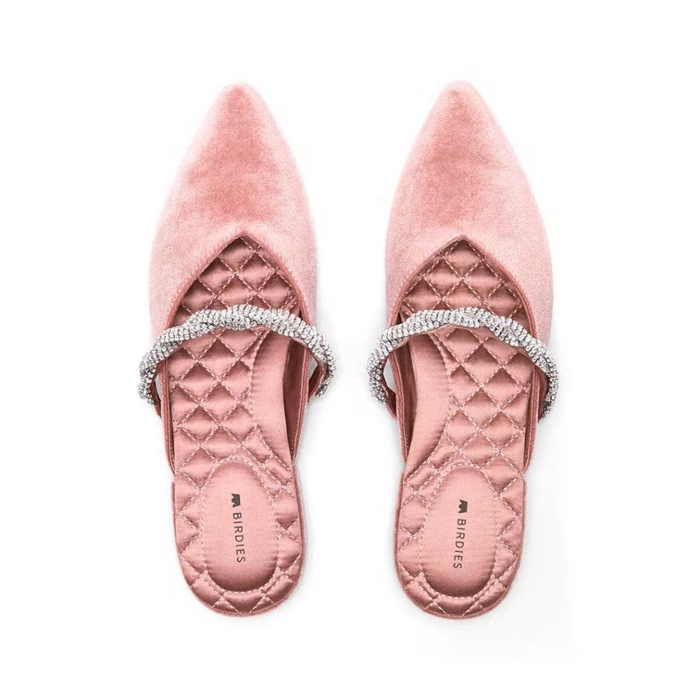 Birdies The Swan Blossom Crystal Bracelet Size 5.5 Women